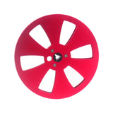 Maxbell 1/4 7 inch Empty Tape Reel Sturdy Replacement for Reel to Reel Tape Red