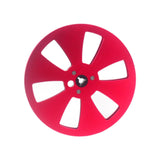 Maxbell 1/4 7 inch Empty Tape Reel Sturdy Replacement for Reel to Reel Tape Red