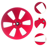 Maxbell 1/4 7 inch Empty Tape Reel Sturdy Replacement for Reel to Reel Tape Red