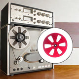 Maxbell 1/4 7 inch Empty Tape Reel Sturdy Replacement for Reel to Reel Tape Red
