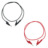 Maxbell Banana Plug to Alligator Clip Test Lead Professional Circuit Assembly 3.3 ft Red