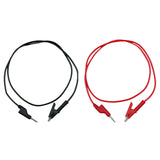 Maxbell Banana Plug to Alligator Clip Test Lead Professional Circuit Assembly 3.3 ft Red