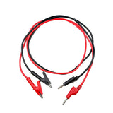 Maxbell Banana Plug to Alligator Clip Test Lead Professional Circuit Assembly 3.3 ft Red