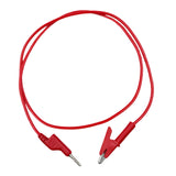 Maxbell Banana Plug to Alligator Clip Test Lead Professional Circuit Assembly 3.3 ft Red