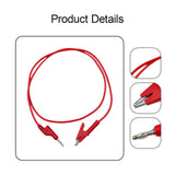Maxbell Banana Plug to Alligator Clip Test Lead Professional Circuit Assembly 3.3 ft Red