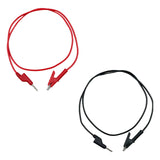 Maxbell Banana Plug to Alligator Clip Test Lead Professional Circuit Assembly 3.3 ft Red