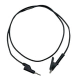 Maxbell Banana Plug to Alligator Clip Test Lead Professional Circuit Assembly 3.3 ft Black