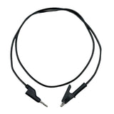 Maxbell Banana Plug to Alligator Clip Test Lead Professional Circuit Assembly 3.3 ft Black