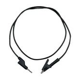 Maxbell Banana Plug to Alligator Clip Test Lead Professional Circuit Assembly 3.3 ft Black
