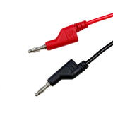 Maxbell Banana Plug to Alligator Clip Test Lead Professional Circuit Assembly 3.3 ft Black