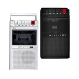 Maxbell Portable Cassette Player Lightweight Gift Walkman for Home Travel Boys Girls White