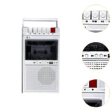 Maxbell Portable Cassette Player Lightweight Gift Walkman for Home Travel Boys Girls White