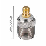Maxbell UHF Coaxial Connectors High Performance Compact Coaxial to Flat Head Adapter
