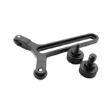 Maxbell Y Bracket with Double Wheels Quick Release Plate Sturdy Lens Support Bracket