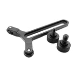 Maxbell Y Bracket with Double Wheels Quick Release Plate Sturdy Lens Support Bracket