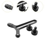 Maxbell Y Bracket with Double Wheels Quick Release Plate Sturdy Lens Support Bracket