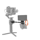 Maxbell Adjustable Monitor Mount 360° Rotatable Sturdy Portable with Cold Shoe Mount