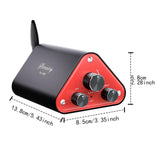 Maxbell Stereo Audio Amplifier Simple Power Amplifier for Office Computer US Adapter