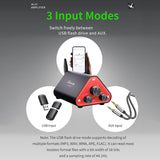 Maxbell Stereo Audio Amplifier EU Plug 50W×2 for Indoor Outdoor Basements Apartments