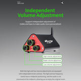 Maxbell Stereo Audio Amplifier EU Plug 50W×2 for Indoor Outdoor Basements Apartments