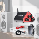 Maxbell Stereo Audio Amplifier EU Plug 50W×2 for Indoor Outdoor Basements Apartments