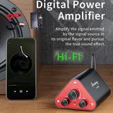 Maxbell Stereo Audio Amplifier EU Plug 50W×2 for Indoor Outdoor Basements Apartments