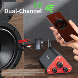 Maxbell Stereo Audio Amplifier EU Plug 50W×2 for Indoor Outdoor Basements Apartments