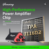 Maxbell Stereo Audio Amplifier Compact 2 Channel for Indoor Outdoor Offices Computer