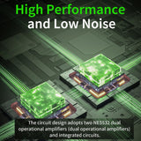 Maxbell Stereo Audio Amplifier Compact 2 Channel for Indoor Outdoor Offices Computer