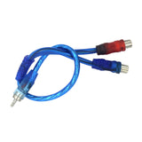 Maxbell RCA Audio Cable RCA Splitter RCA Splitter Cable Adapter for Subwoofer Stereo 2 Female to 1 Male