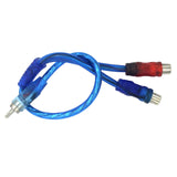 Maxbell RCA Audio Cable RCA Splitter RCA Splitter Cable Adapter for Subwoofer Stereo 2 Female to 1 Male
