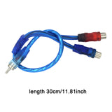 Maxbell RCA Audio Cable RCA Splitter RCA Splitter Cable Adapter for Subwoofer Stereo 2 Female to 1 Male