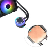Maxbell Water Cooling Radiator Silent RGB Fan for Home Playing Game Desktop Computer