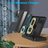 Maxbell 3 in 1 Wireless Charging Station Accessories Multifunctional for Phone Watch