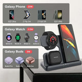 Maxbell 3 in 1 Wireless Charging Station Accessories Multifunctional for Phone Watch
