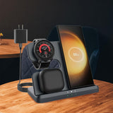 Maxbell 3 in 1 Wireless Charging Station Accessories Multifunctional for Phone Watch