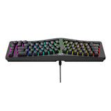 Maxbell Mechanical Gaming Keyboard Wired Accessories Ergonomic Rainbow Backlit black