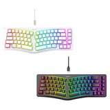 Maxbell Mechanical Gaming Keyboard Wired Accessories Ergonomic Rainbow Backlit black