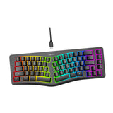 Maxbell Mechanical Gaming Keyboard Wired Accessories Ergonomic Rainbow Backlit black