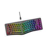 Maxbell Mechanical Gaming Keyboard Wired Accessories Ergonomic Rainbow Backlit black