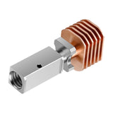 Maxbell 3D Printer Bimetal Throat Easy to Install Sturdy Heating Block Kit for x1/P1
