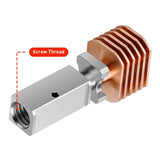 Maxbell 3D Printer Bimetal Throat Easy to Install Sturdy Heating Block Kit for x1/P1