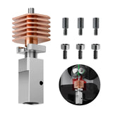 Maxbell 3D Printer Bimetal Throat Easy to Install Sturdy Heating Block Kit for x1/P1