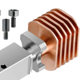Maxbell 3D Printer Bimetal Throat Easy to Install Sturdy Heating Block Kit for x1/P1