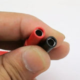 Maxbell 8 Pieces 4mm Banana Plug Coupler Insulated for Banana Plug Extension Adapter