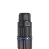 Maxbell 5 Pieces Junction Boxes Electrical Power Cord Box Cable Connectors for Black 3 pin