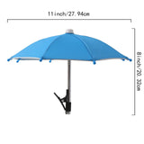 Maxbell Phone Umbrella Sunshade Photography Travel Professional Universal Anti Glare Blue