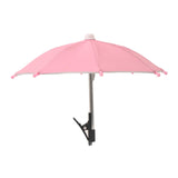 Maxbell Phone Umbrella Sunshade Photography Travel Professional Universal Anti Glare Pink