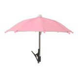 Maxbell Phone Umbrella Sunshade Photography Travel Professional Universal Anti Glare Pink