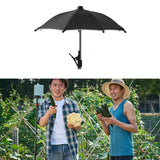 Maxbell Phone Umbrella Sunshade Photography Travel Professional Universal Anti Glare Black